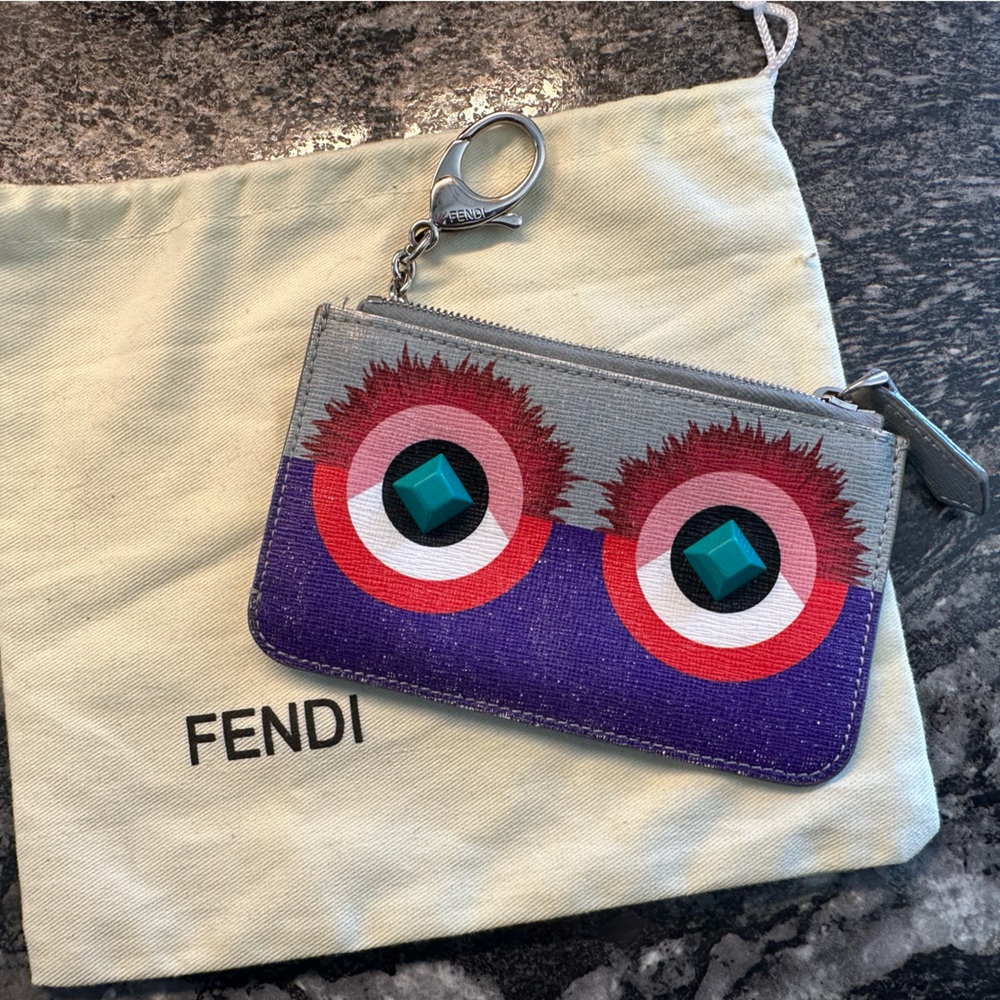 🔥Last call🔥Authentic Fendi monster key pouch